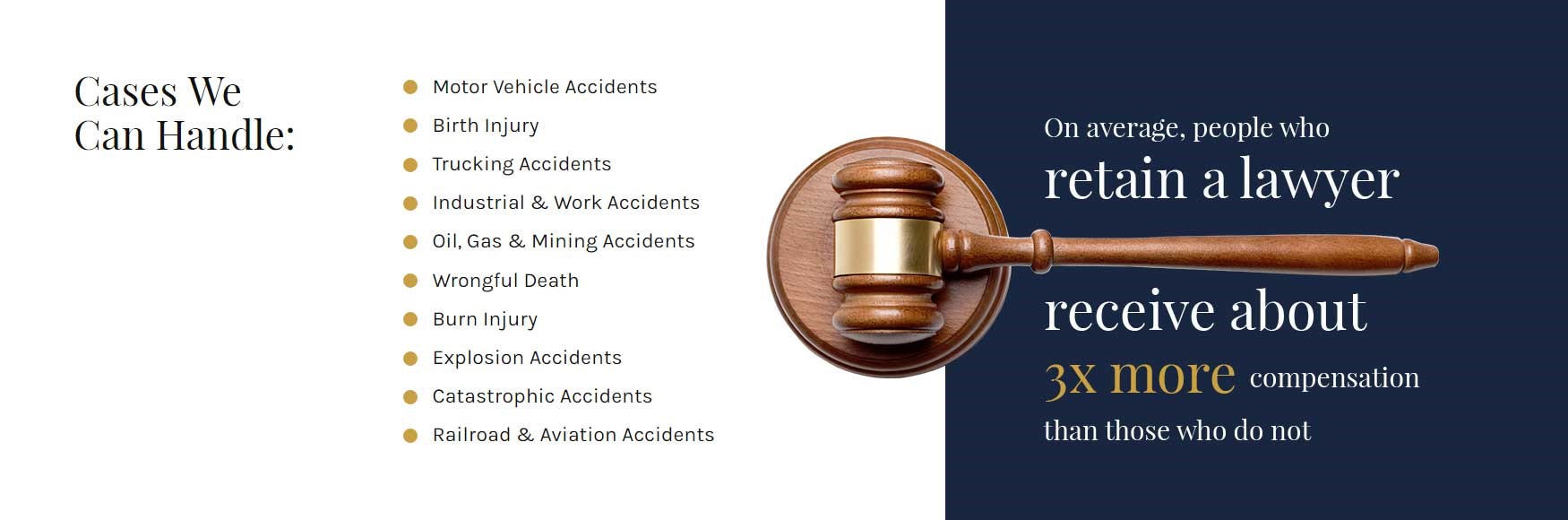cases we handle